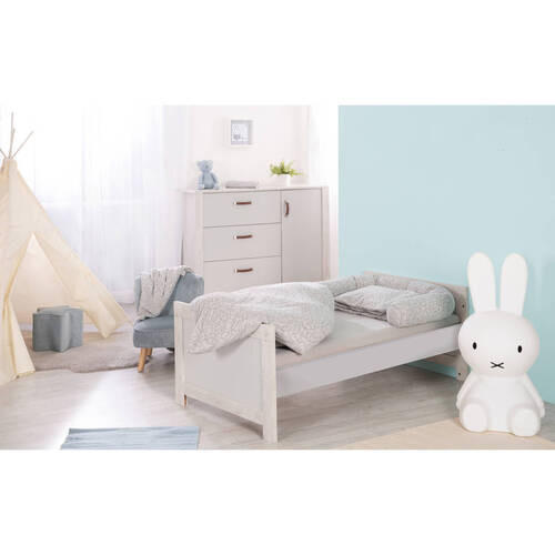 UMBAUSEITEN Mila  - Grau, Basics, Holzwerkstoff (1,5/13/139cm) - Roba