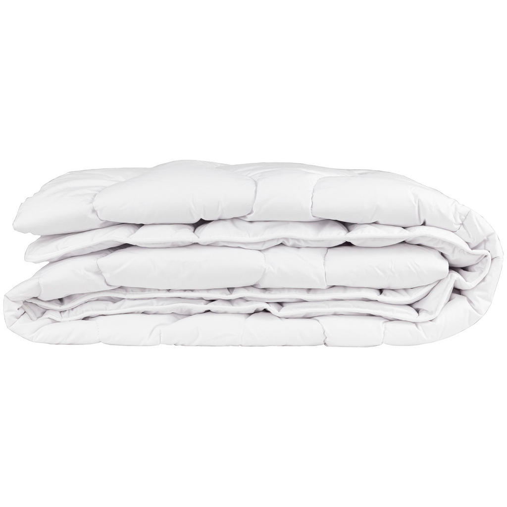 Thumbnail - Steppbett LUX Mono, Weiß, Textil, Füllung: Polyethersulfon (Pes), Hohlfaser,Hohlfaser, 135x200 cm, Oeko-Tex® Standard 10...