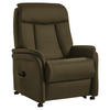 FERNSEHSESSEL Grün  - Grün, Konventionell, Leder/Kunststoff (80/107/84cm) - Valdera