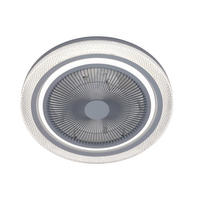 PLAFONSKI VENTILATOR   - siva/bela, Lajfstajl, metal/plastika (50/20cm) - Mican
