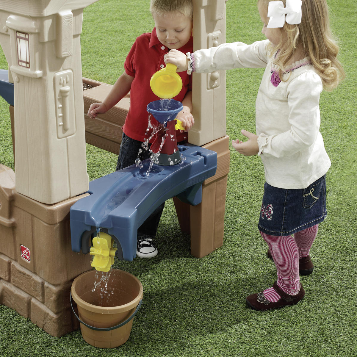 Spielhaus Great Outdoors 179,1/137,2/95,3 cm Step2 Great Outdoors Playhouse  - Basics, Kunststoff (179,1/137,2/95,3cm) - Ambia Garden