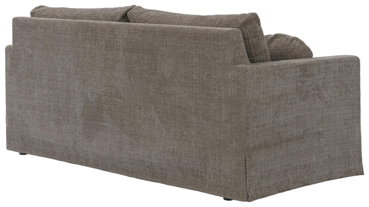 3-SITZER-BEZUG - Braun, Design, Textil (195/89/95cm) - P & B