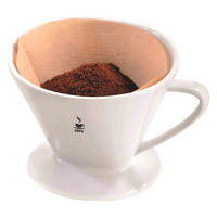 KAFFEEFILTERHALTER  - Weiß, Basics, Keramik (14/14cm) - Gefu