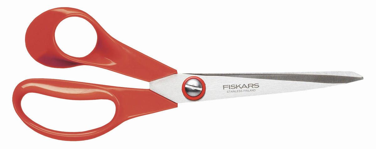 HÁZTARTÁSI OLLÓ - narancs, Basics, műanyag/fém (8,5/27cm) - Fiskars