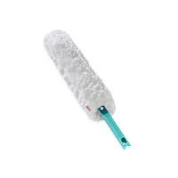 STAUBWEDEL - Türkis/Weiß, KONVENTIONELL, Kunststoff/Textil (55/12/3cm) - Leifheit