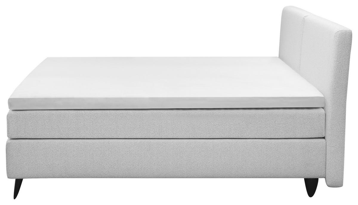 BOXSPRINGBETT 180/200 cm  in Creme, Hellgrau  - Creme/Hellgrau, Design, Holzwerkstoff/Kunststoff (180/200cm) - RUF Betten