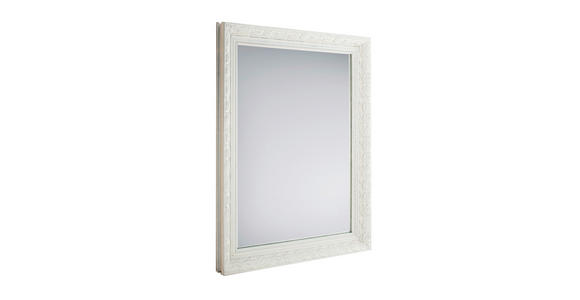 WANDSPIEGEL 55/70/3,5 cm  - Weiß, Trend, Glas/Holz (55/70/3,5cm) - Boxxx