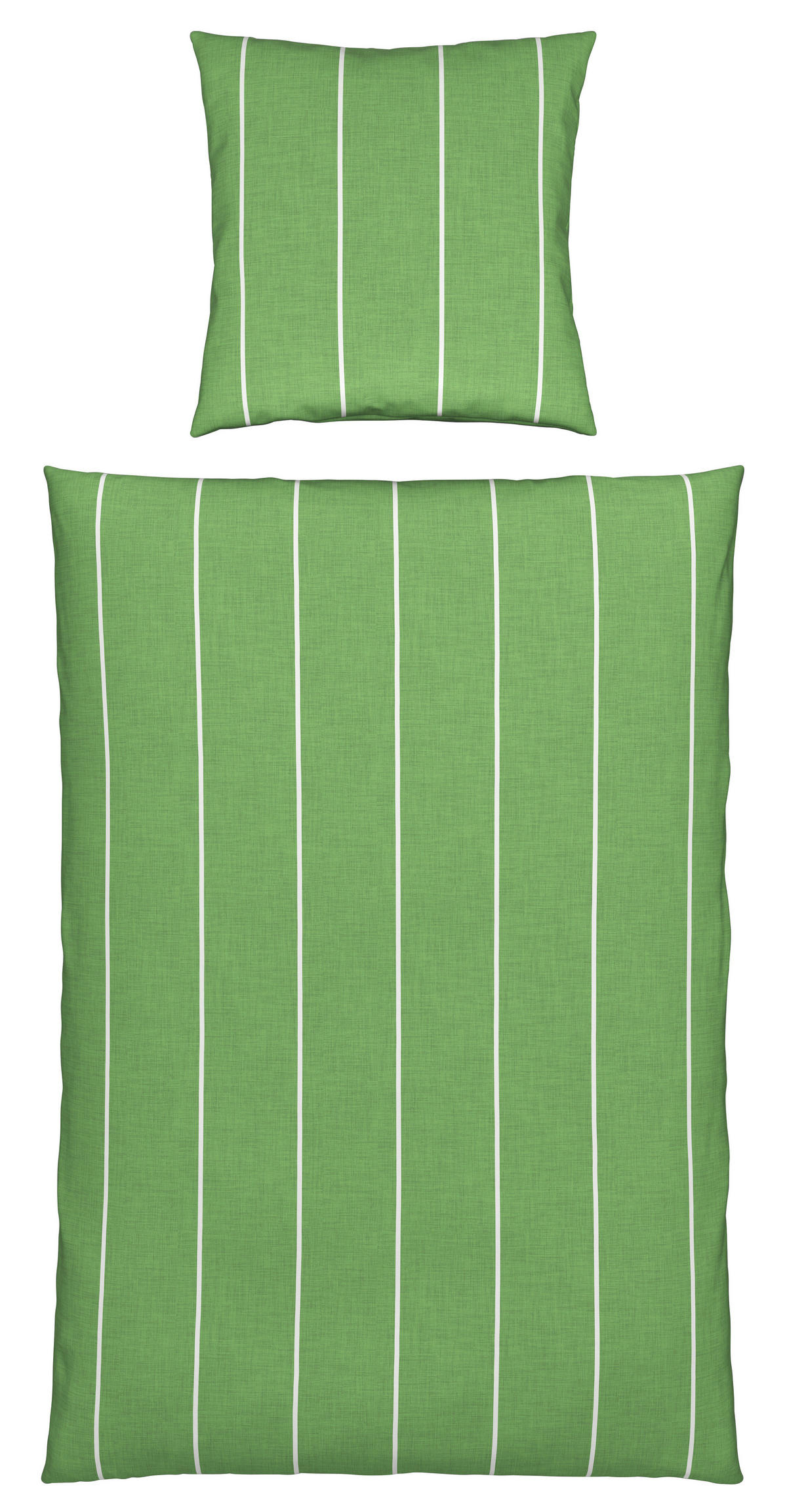 WENDEBETTWÄSCHE Crest Renforcé 135/200 cm  - Grün, Textil (135/200cm) - Novel