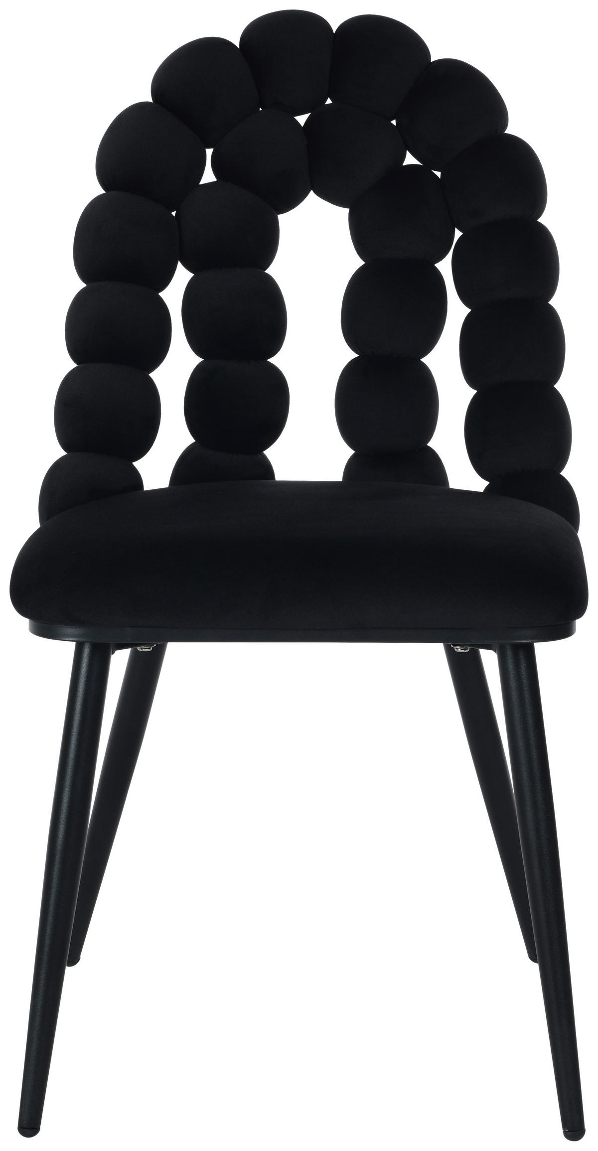 ŽIDLE, černá - černá, Moderní, kov/dřevo (47/87/61cm) - Livetastic