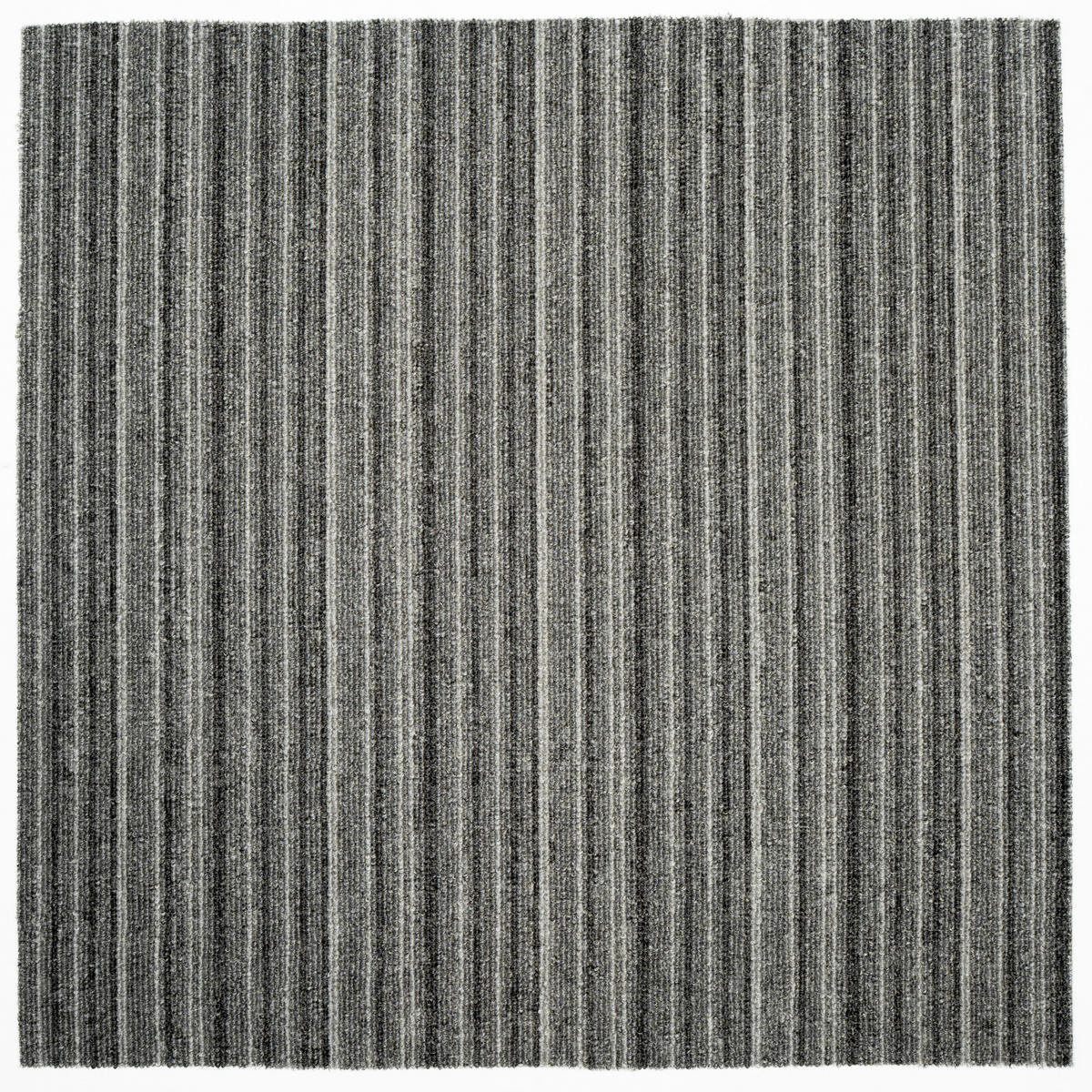 TEPPICHFLIESE Astra Stripe 575 50/50 cm  in Grau, Dunkelgrau  - Dunkelgrau/Grau, Basics, Textil (50/50cm)