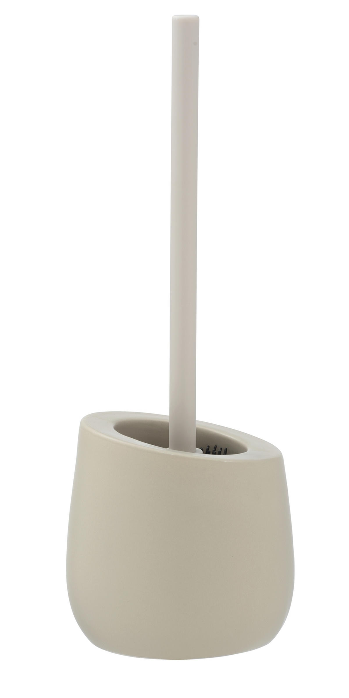 TOALETTBORSTSET i keramik  plast   - beige, Basics, plast/keramik (13,5/38cm)