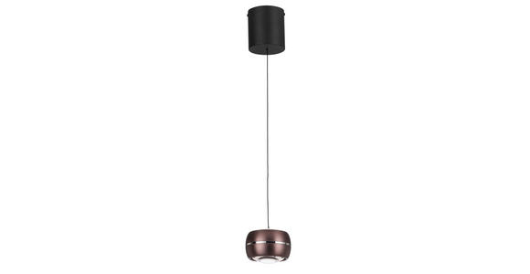 LED-HÄNGELEUCHTE  12/180 cm    - Braun, Basics, Glas/Metall (12/180cm) - Dieter Knoll