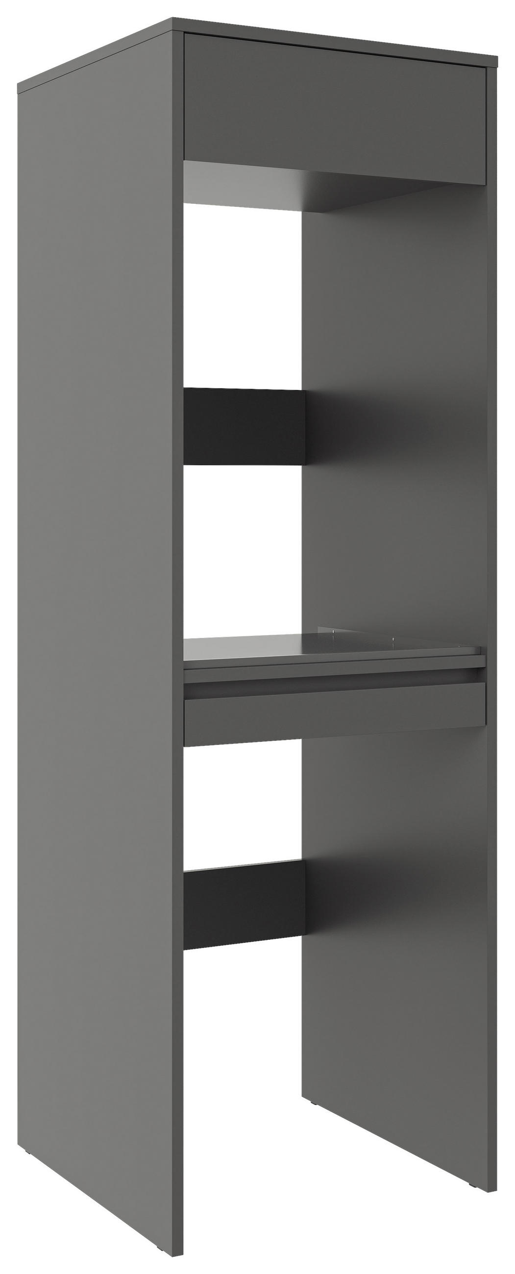 WASCHMASCHINENSCHRANK 67,5/210/67,5 cm  in Anthrazit  - Anthrazit, Basics, Holzwerkstoff (67,5/210/67,5cm) - Xora