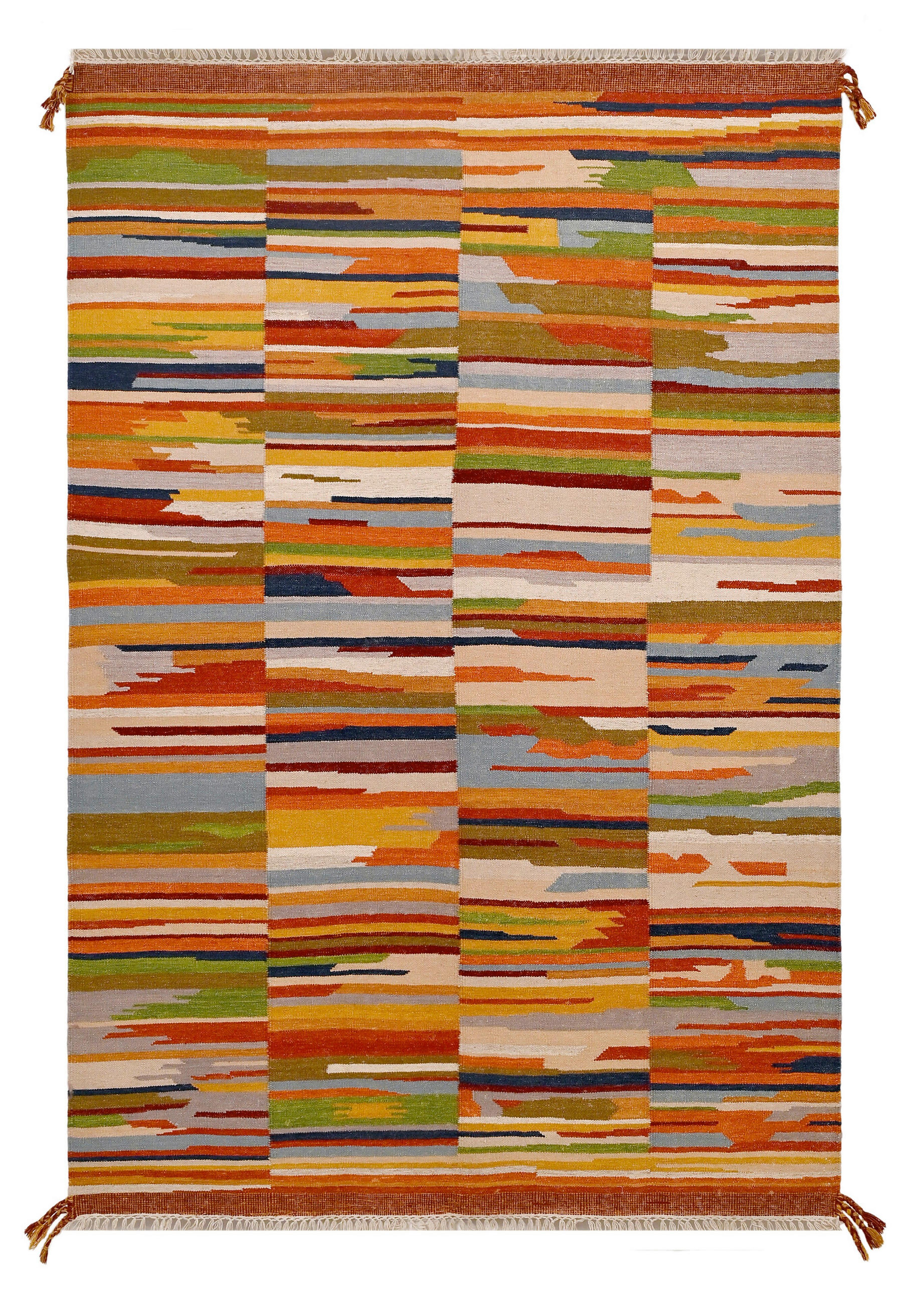 ORIENTTEPPICH  Wohnzimmer 90/160 cm Ermis-H. Multicolor rechteckig  - Multicolor, Design, Textil (90/160cm) - Cazaris