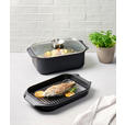 BRÄTER  - Klar/Schwarz, Basics, Glas/Metall (34,5/24,5/12,2cm) - Homeware Profession.