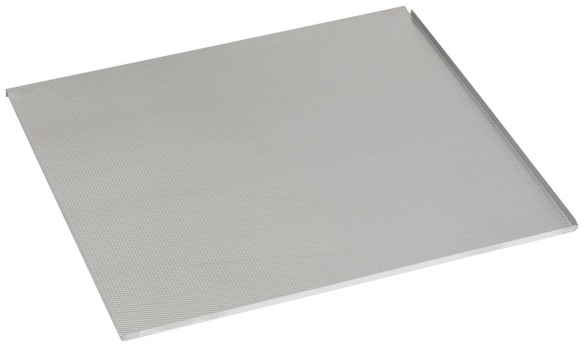 KÜCHENBLOCK 310 cm   in Weiß  - Eichefarben/Silberfarben, Trend, Holzwerkstoff/Metall (310cm) - Impuls