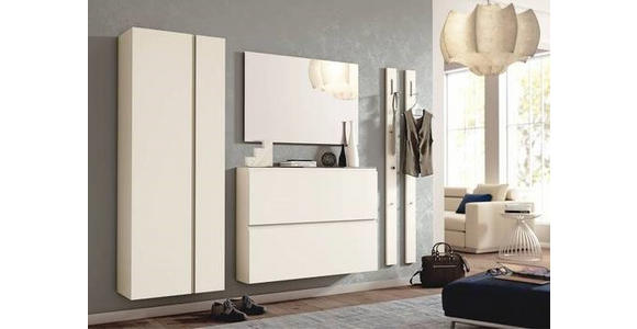 GARDEROBENSCHRANK 60/179/33 cm - Sandfarben/Anthrazit, Design, Holzwerkstoff (60/179/33cm) - Moderano