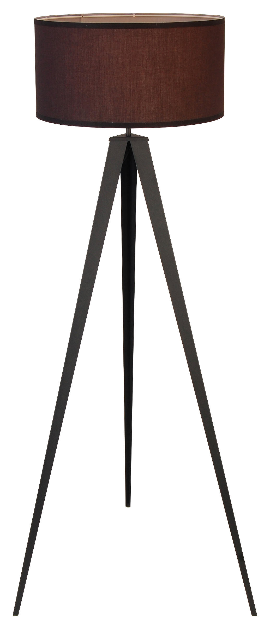 STEHLEUCHTE 45/153 cm    - Schwarz, Trend, Kunststoff/Textil (45/153cm) - Novel