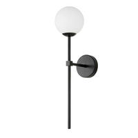 WANDLEUCHTE Piruleta  49/12/20 cm  - Schwarz, Design, Metall (49/12/20cm)