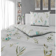 BETTWÄSCHE Mavie Satin 140/200 cm  - Türkis/Weiß, KONVENTIONELL, Textil (140/200cm) - Novel