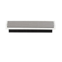 LED-WANDLEUCHTE Aluro 4,7/9,7/33 cm  - Nickelfarben, Design, Metall (4,7/9,7/33cm)