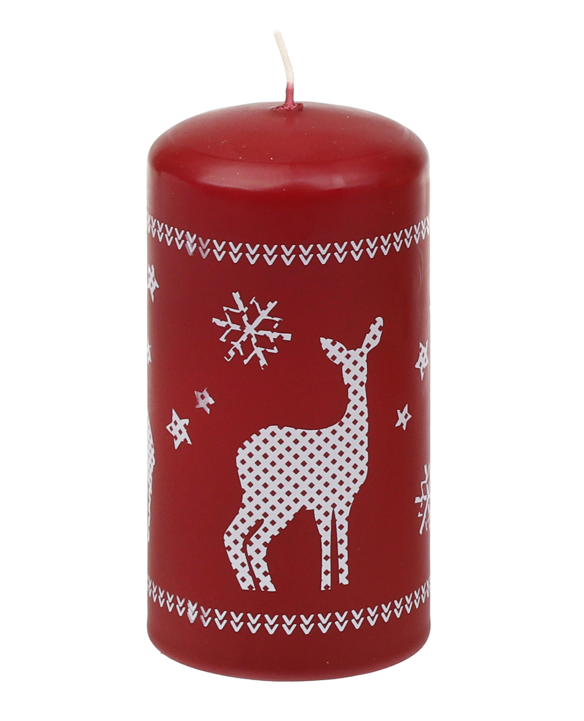 KERZE - Rot, Basics, Paraffin (5,7/11,0cm)