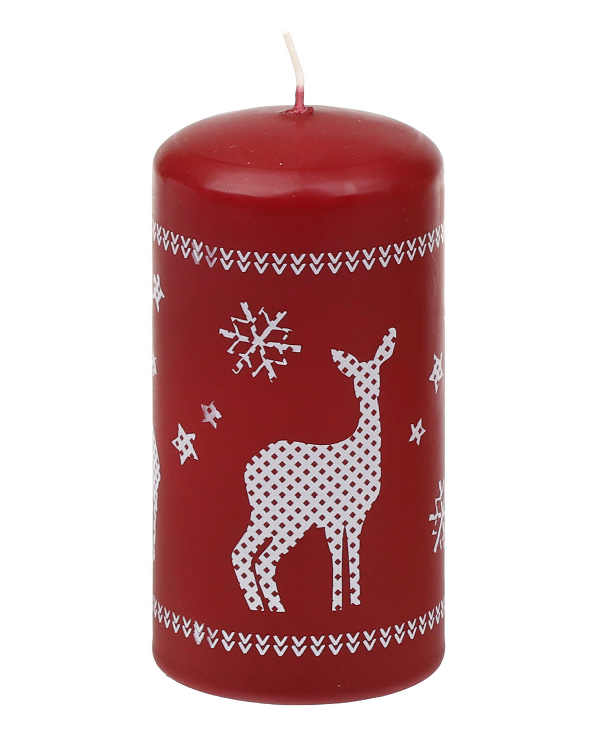 KERZE - Rot, Basics, Paraffin (5,7/11,0cm)