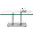 COUCHTISCH in Metall, Glas 110/70/46-65 cm - Edelstahlfarben/Grau, Design, Glas/Kunststoff (110/70/46-65cm) COUCHTISCH in Metall, Glas 110/70/46-65 cm - Edelstahlfarben/Grau, Design, Glas/Kunststoff (110/70/46-65cm)