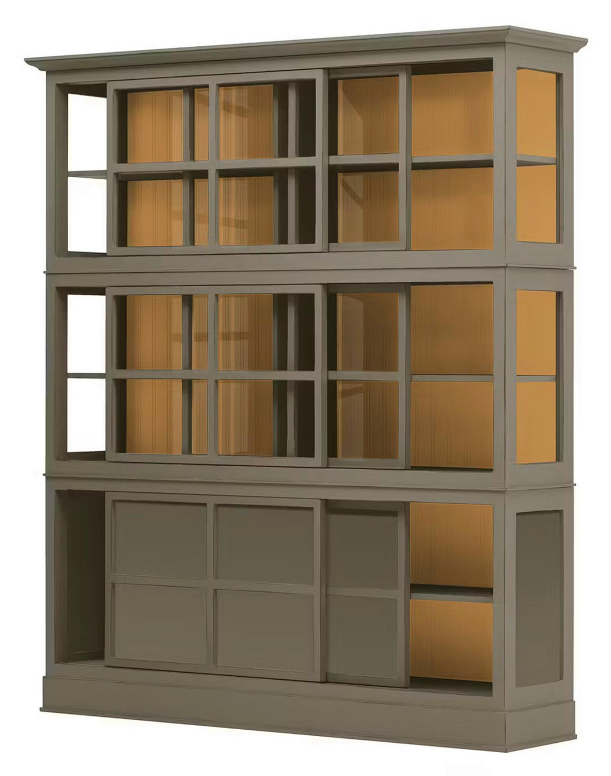 HIGHBOARD UrbanClass  in 190,5/219,5/49 cm  - Grau, LIFESTYLE, Glas/Holz (190,5/219,5/49cm) - Livetastic