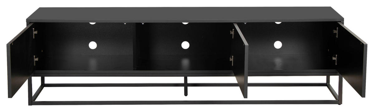 SIDEBOARD  in 180/52/40 cm  - Grau, Design, Holzwerkstoff/Metall (180/52/40cm) - MID.YOU