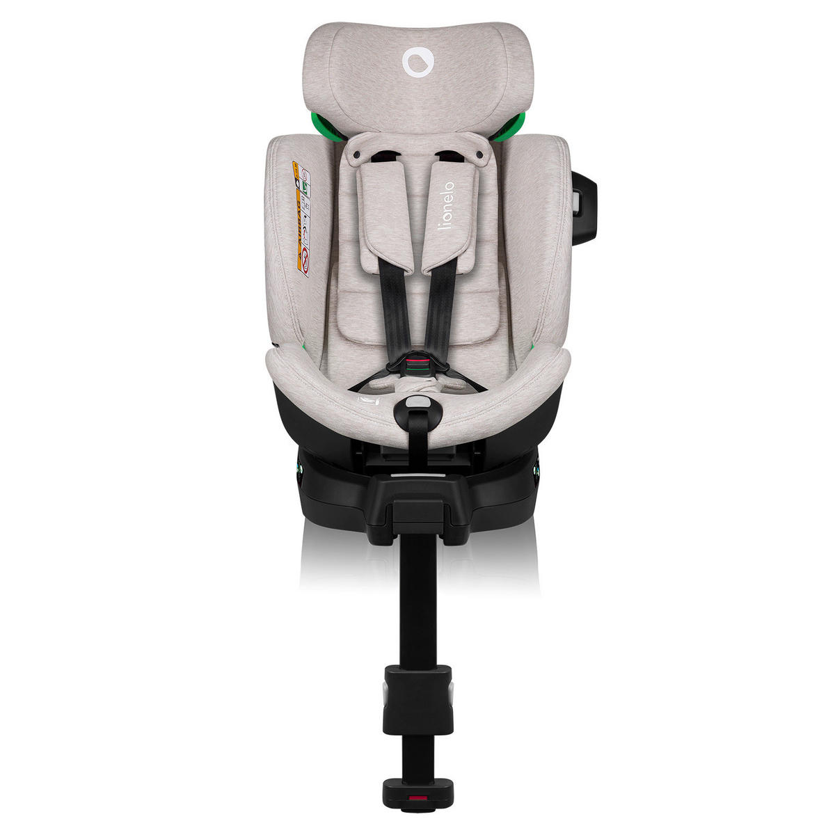 KINDERAUTOSITZ Harmony i-Size  - Beige, Basics, Holz/Kunststoff (45/54/60cm) - Lionelo