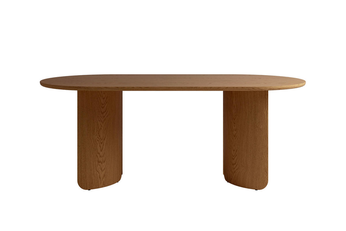 ESSTISCH 200/100/76 cm Echtholz, Nachbildung  Holzwerkstoff Eichefarben  - Eichefarben, MODERN, Holzwerkstoff (200/100/76cm) - Schöner Wohnen