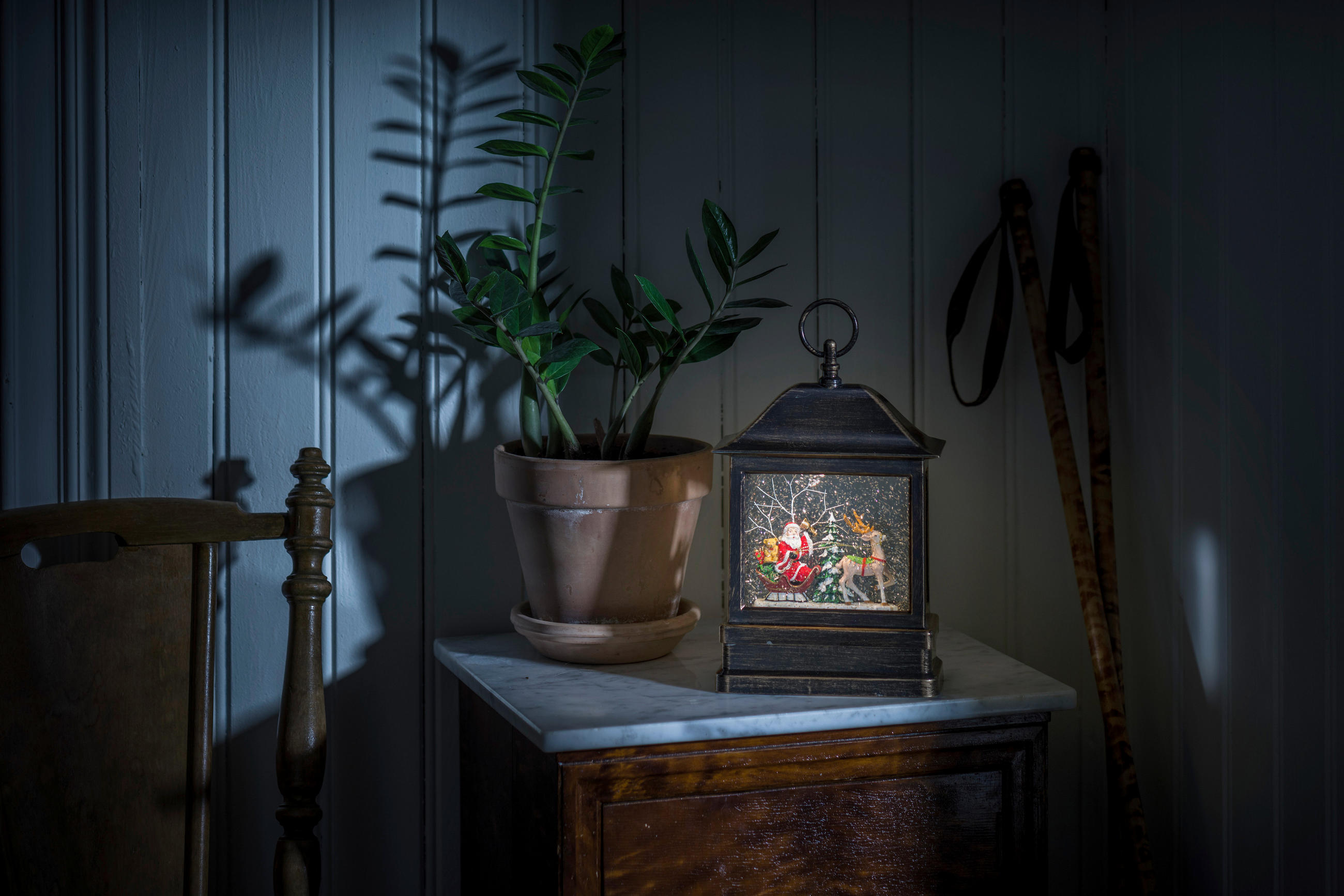 LED-DEKOLEUCHTE  - Braun, KONVENTIONELL, Kunststoff (20,5/28/29,5cm)