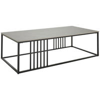 COUCHTISCH in Metall, Keramik  - Schwarz/Grau, Lifestyle, Keramik/Metall (140/40/70cm) - MID.YOU