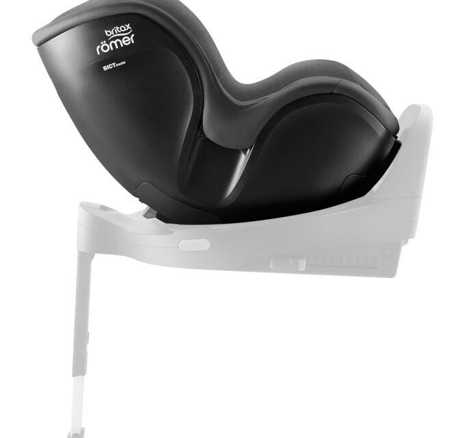 REBOARDER-KINDERSITZ Dualfix 5Z - Dunkelgrau/Anthrazit, Basics, Kunststoff/Textil (44/48/74cm) - Britax Römer