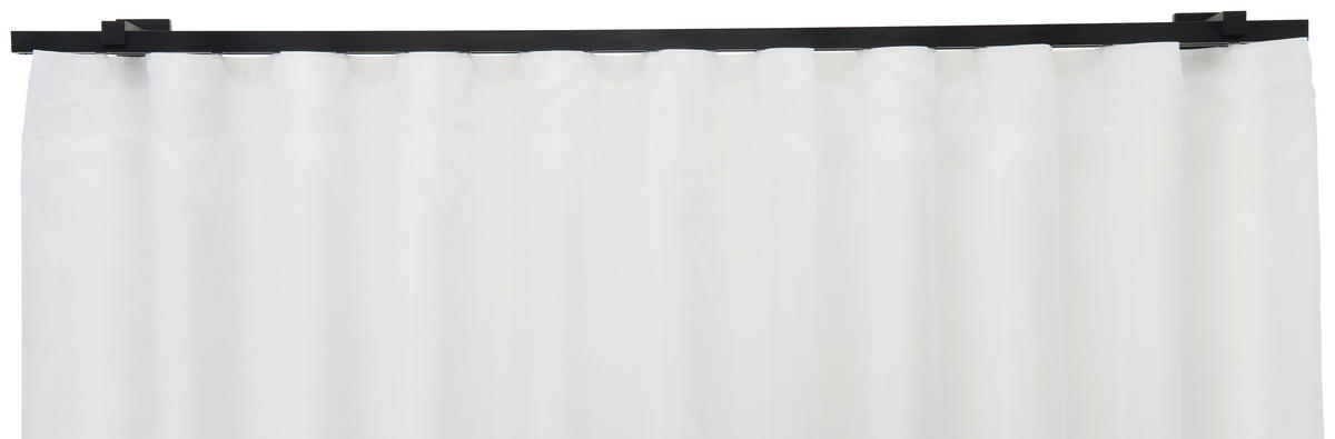 TYČ NA ZÁVĚSY A PŘÍSLUŠENSTVÍ  160 cm - černá, Design, kov (160cm) - Homeware