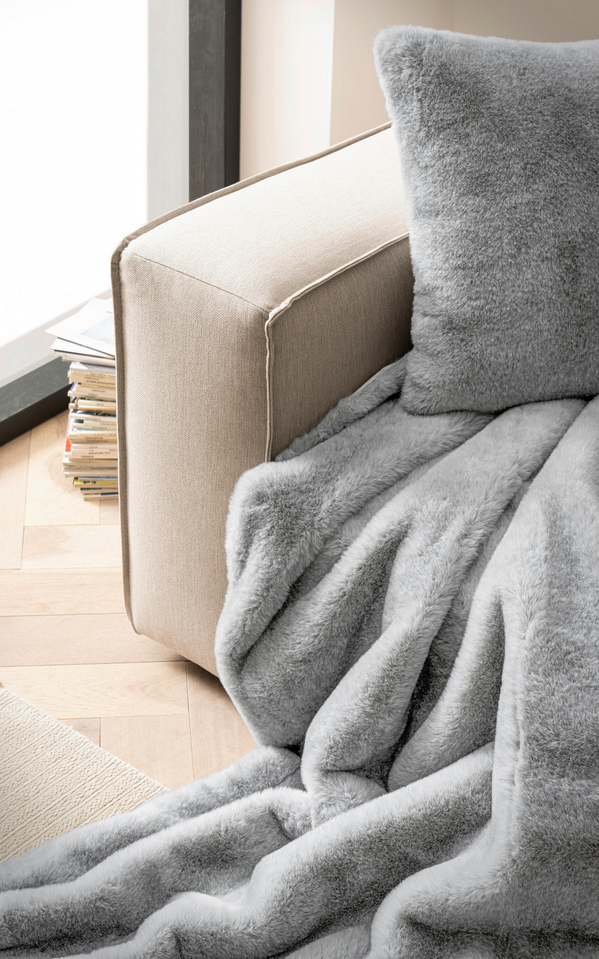 DEKA 150/200 cm  BUGATTI  - siva, Basics, tekstil (150/200cm) - Bugatti