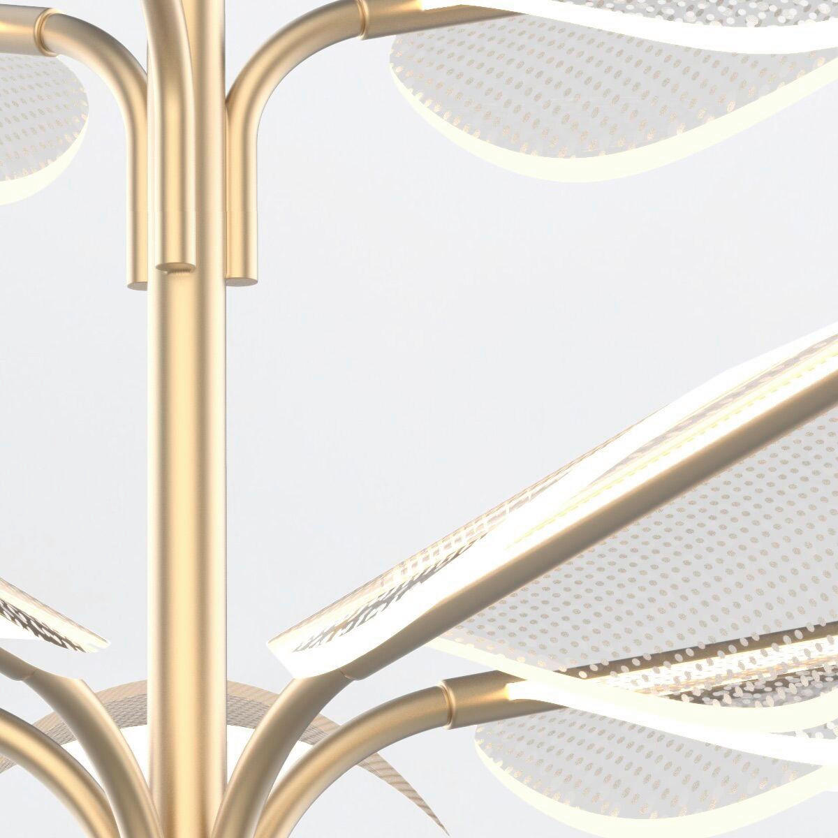 LED-KRONLEUCHTER Alora 44,5/78,7 cm   - Messingfarben, KONVENTIONELL, Kunststoff/Metall (44,5/78,7cm) - Elstead Lighting