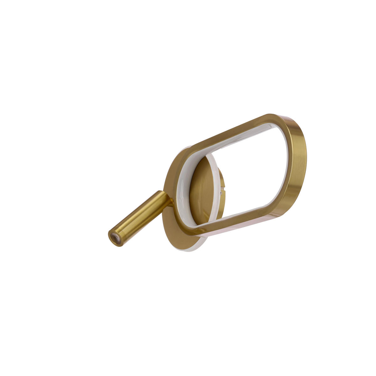 LED-WANDLEUCHTE 35/6.5/15 cm   - Goldfarben/Weiß, KONVENTIONELL, Kunststoff/Metall (35/6.5/15cm)