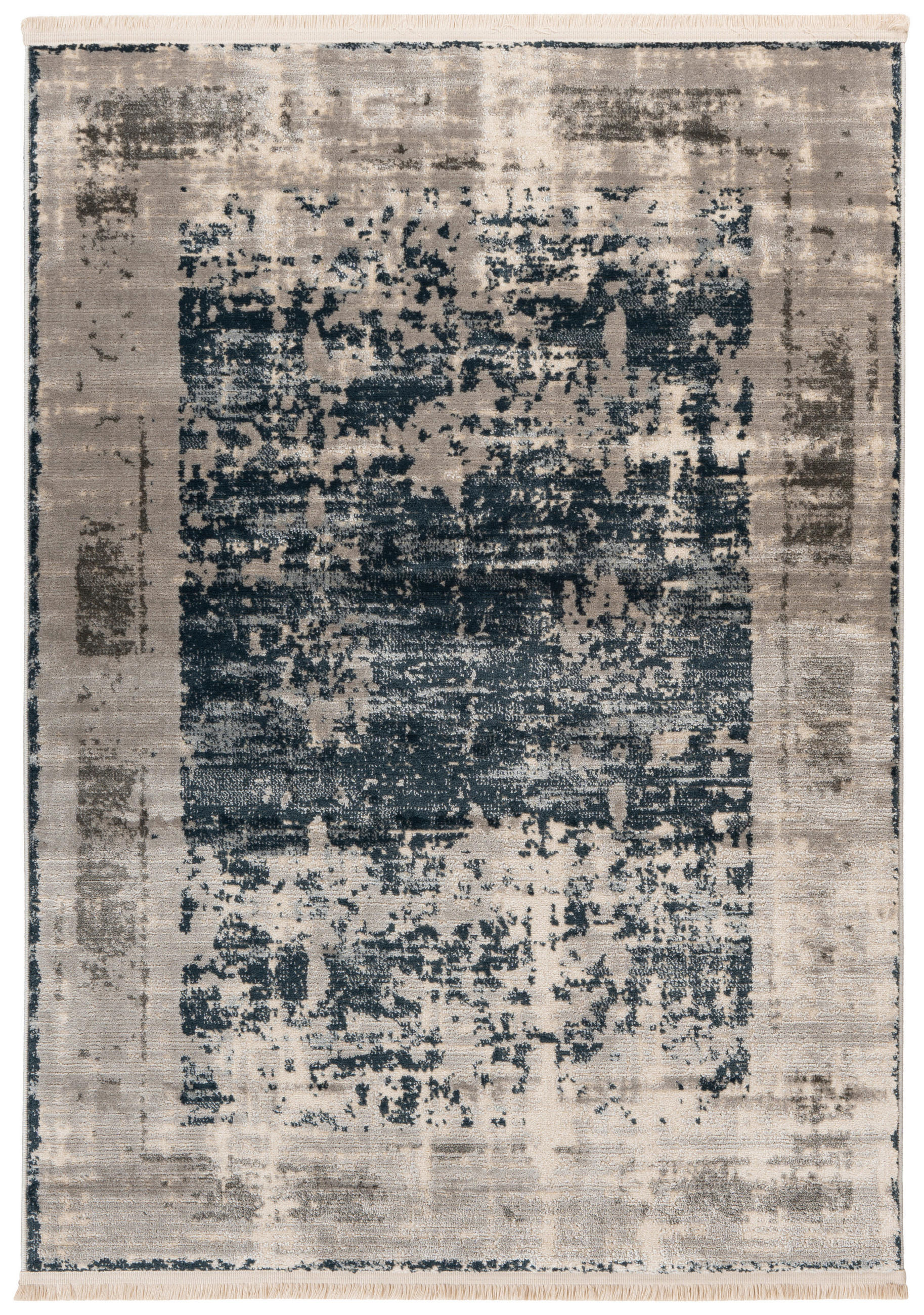 VINTAGE-TEPPICH 160/230 cm Adeon Blau  - Blau, KONVENTIONELL, Textil (160/230cm)