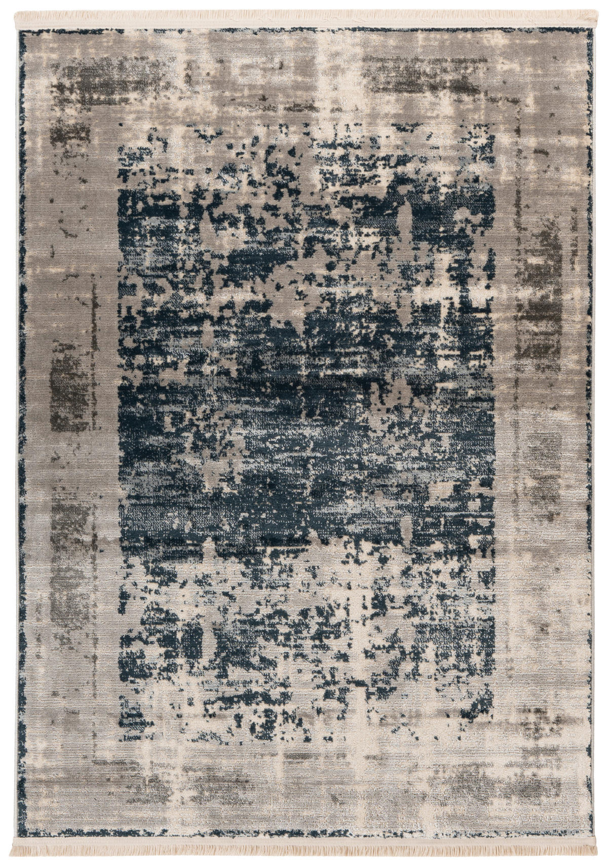 VINTAGE-TEPPICH 160/230 cm Adeon Blau  - Blau, KONVENTIONELL, Textil (160/230cm)
