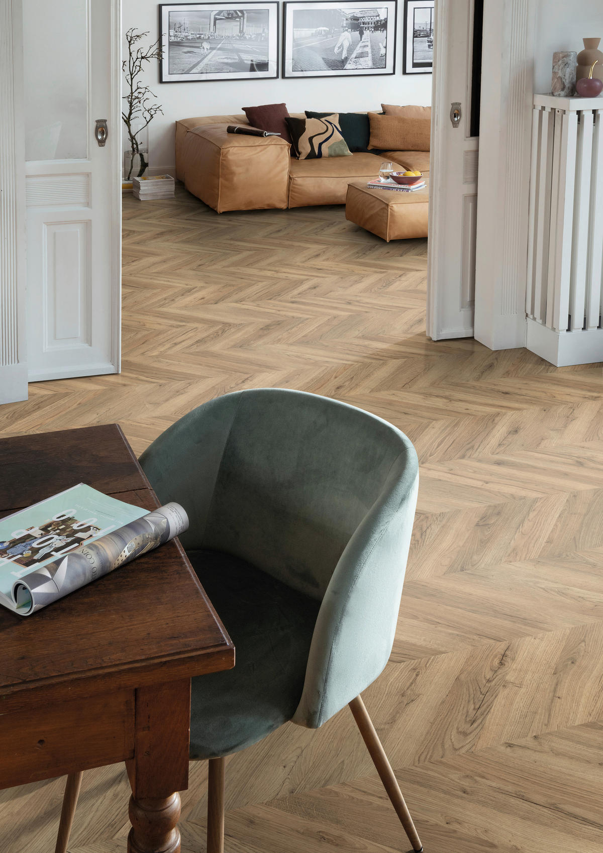 LAMINATBODEN Rillington Eiche EGGER Nature Sense  per  m² - Eichefarben/Braun, KONVENTIONELL, Holzwerkstoff (129.2/32.7/0.8cm) - Egger Holzwerkstoffe