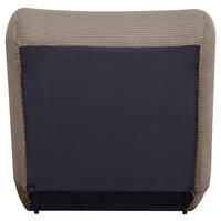 SCHLAFSESSEL LUNA Cord Braun Liegefunktion  - Braun, Design, Textil (81/88/160cm) - Livetastic