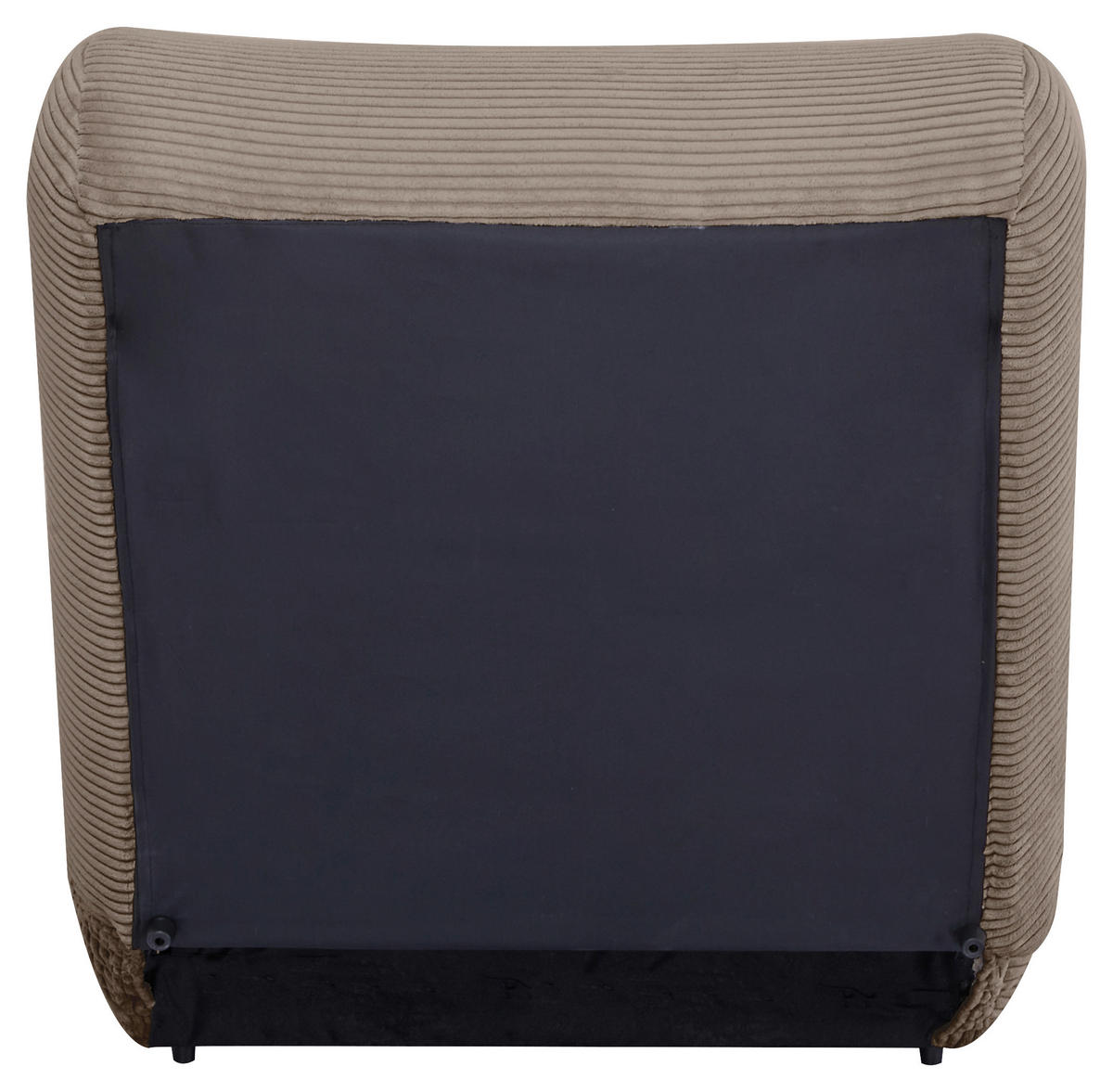 SCHLAFSESSEL in Cord Braun  - Braun, Design, Textil (81/88/160cm) - Livetastic