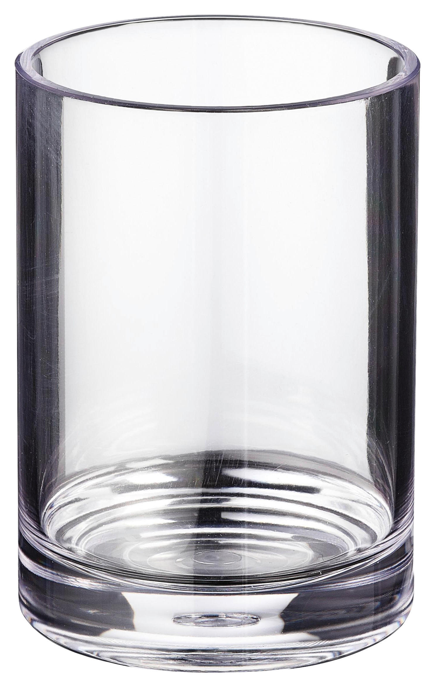 KELÍMEK NA ZUBNÍ KARTÁČEK průhledné - průhledné, Basics, plast (7,5/10/7,5cm) - Sadena