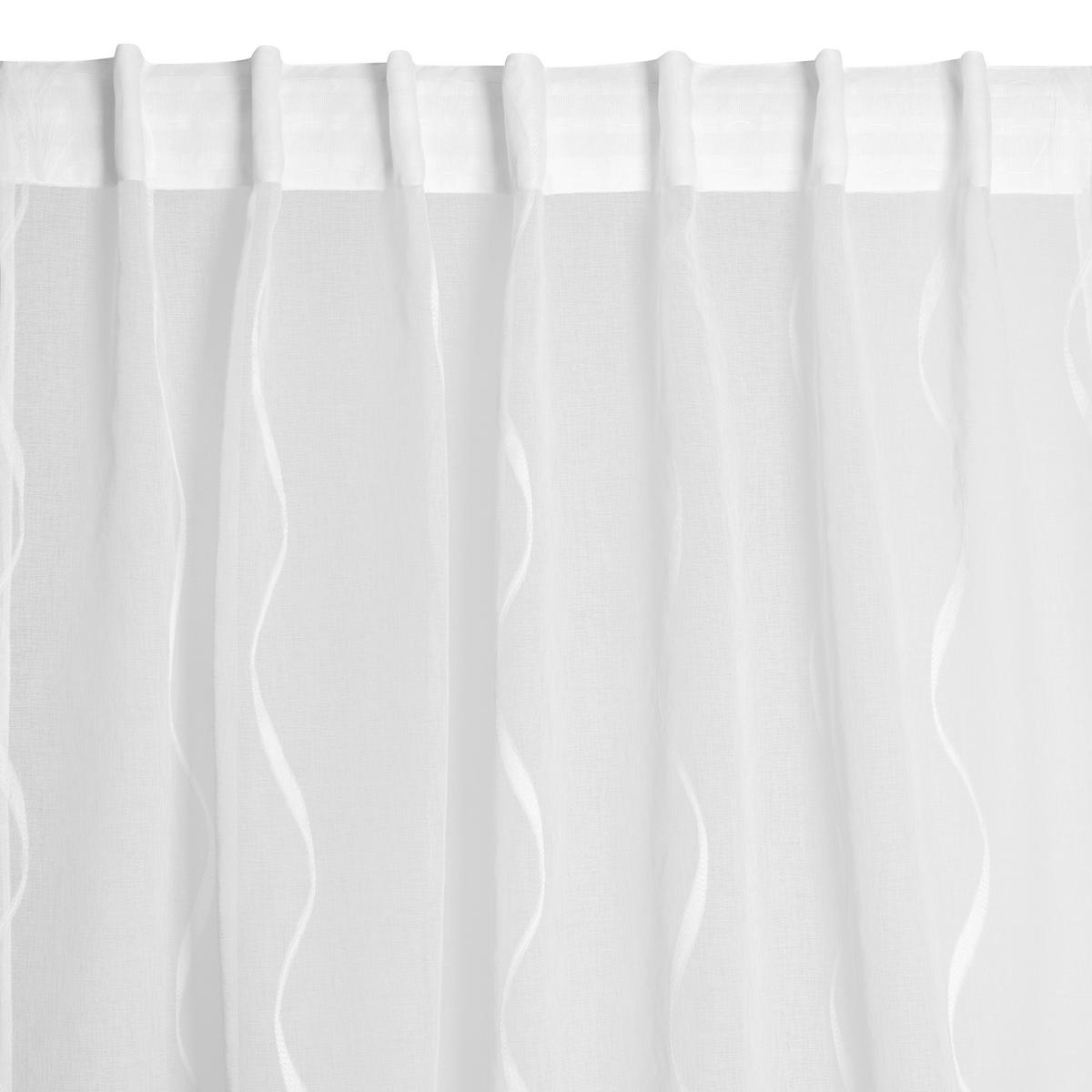 FERTIGVORHANG  transparent   140/280 cm  - Weiß, Basics, Textil (140/280cm)