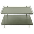 COUCHTISCH 75/75/34,3 cm quadratisch Olivgrün  - Olivgrün, Basics, Metall (75/75/34,3cm) - Xora