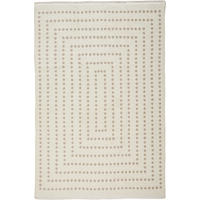 FLACHWEBETEPPICH Wohnzimmer 160/230 cm Grauweiß rechteckig  - Grauweiß, Design, Textil (160/230cm) - Novel