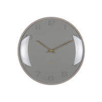WANDUHR Fuerte Grau  - Grau, Basics, Metall (30.5cm) - Karlsson