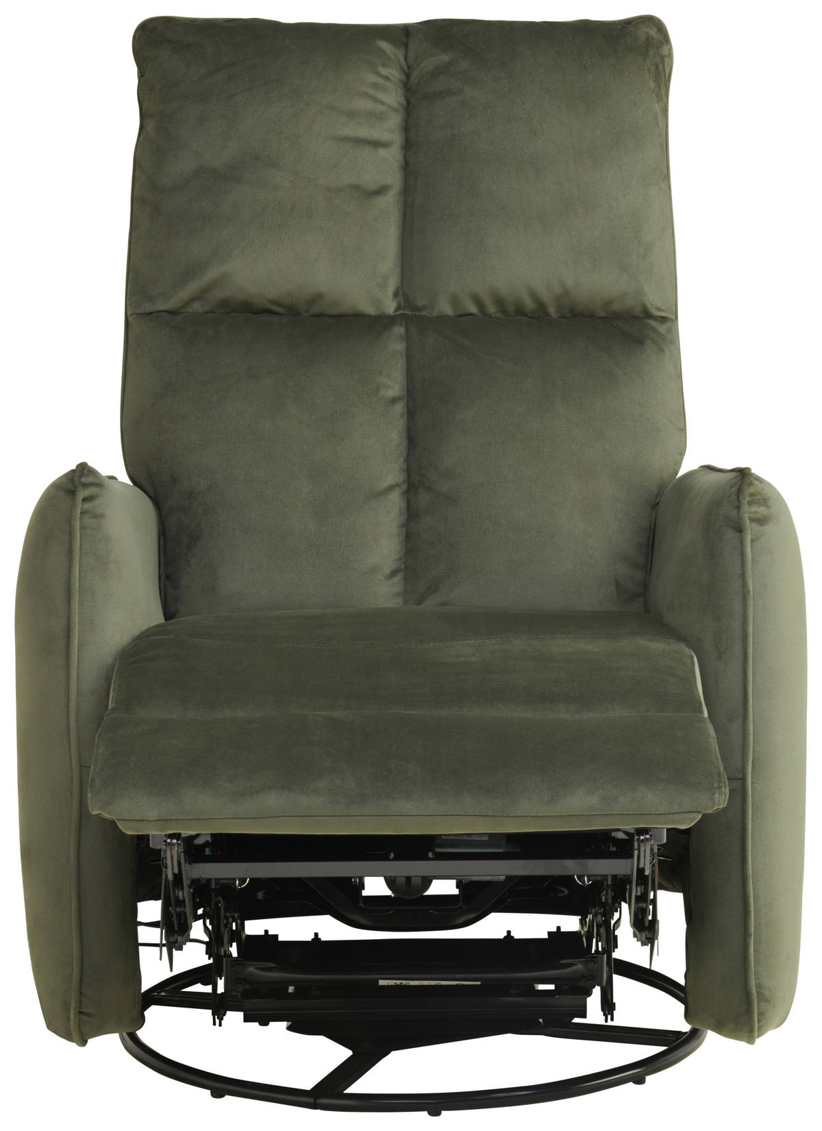 RELAXSESSEL in Metall, Textil Grün  - Schwarz/Grün, Design, Textil/Metall (81/110/95cm) - Carryhome